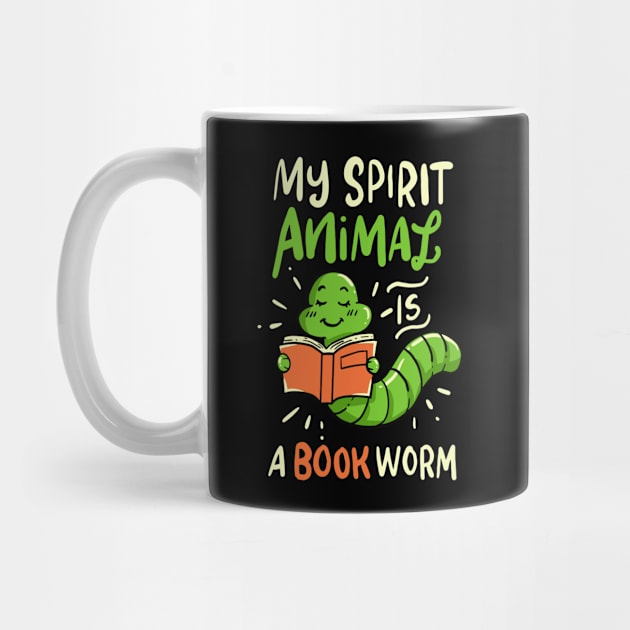 Bookworm Reader Reading Book Books Librarian Gift by Krautshirts